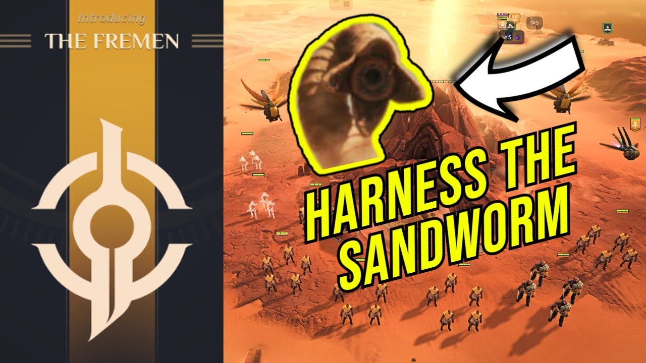 Dune Spice Wars - Fremen Sandworm Riding is INSANE