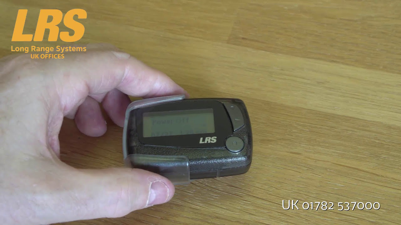 4 Line Alpha Text Manager Pager | Long Range Systems UK LRS