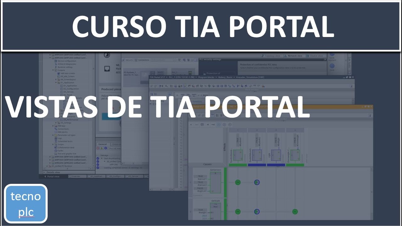 Vistas de TIA Portal para navegar fácil y rápido