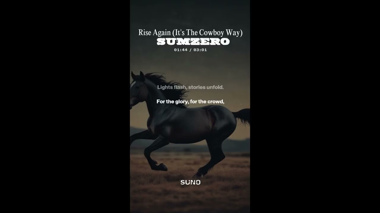 SUMZERO  RISE AGAIN IT'S THE COWBOY WAY