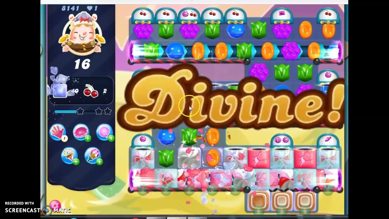 Candy Crush Saga Level 8141 No Boosters