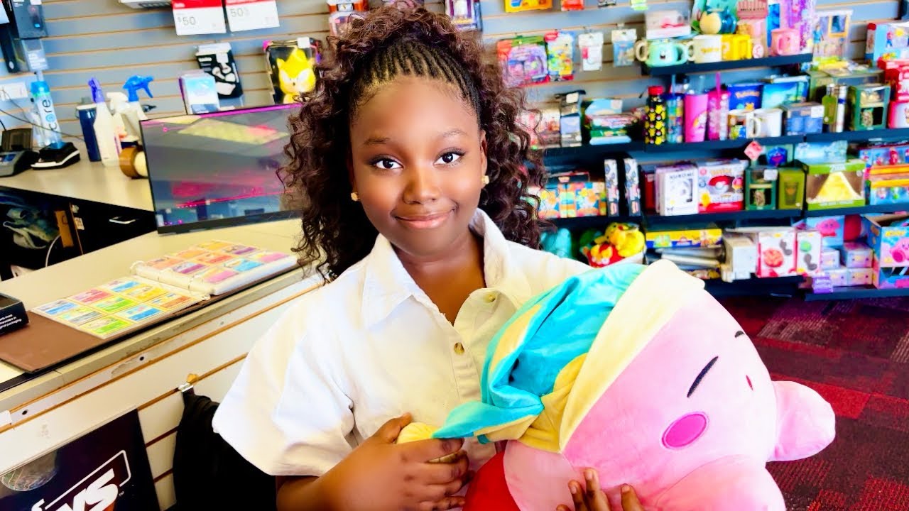 Our older daughter turned ten so we went out to shop for ten things for her birthday present