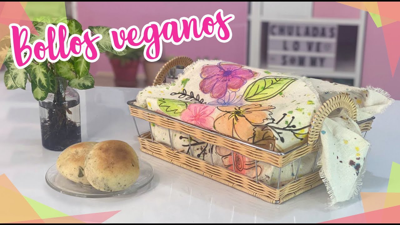 Bollos caseros sin Huevo🐣 ni leche 🐄 🍃Pan Vegano 🥖🪴