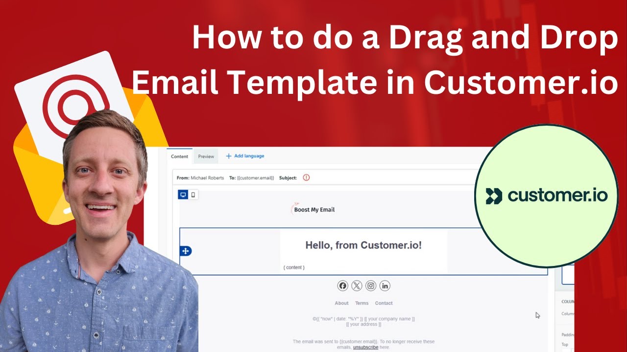 How To Create Drag and Drop Email Templates in Customer.io