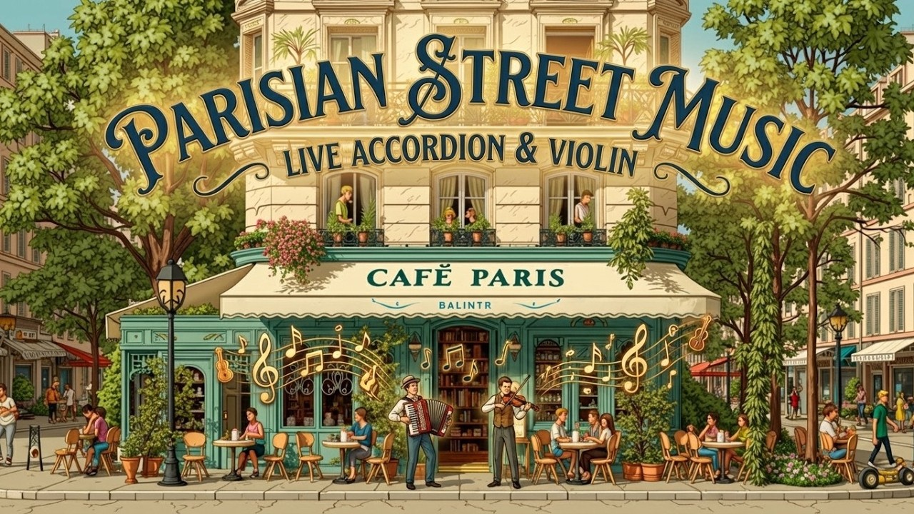 Parisian Street Music ~ Relaxing Accordion Melodies & French Jazz Classics for Study Vibe