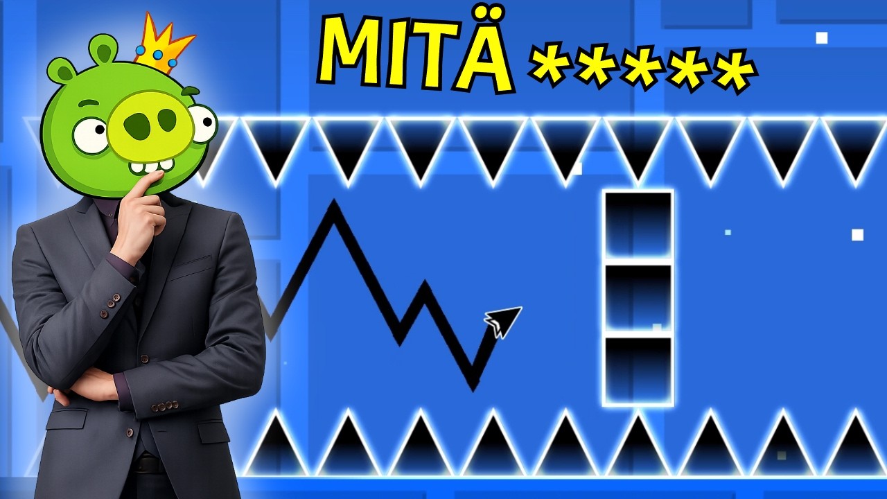 Pelasin Taas Katsojien LEVELEITÄ [ ] Geometry Dash SUOMI