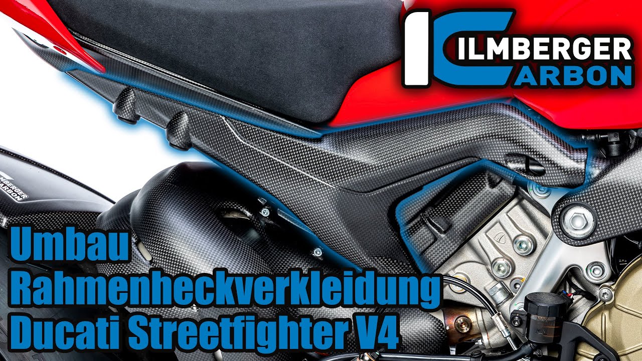 Anbau Rahmenheckverkleidung | Ducati Streetfighter V4 2020 by Ilmberger Carbon
