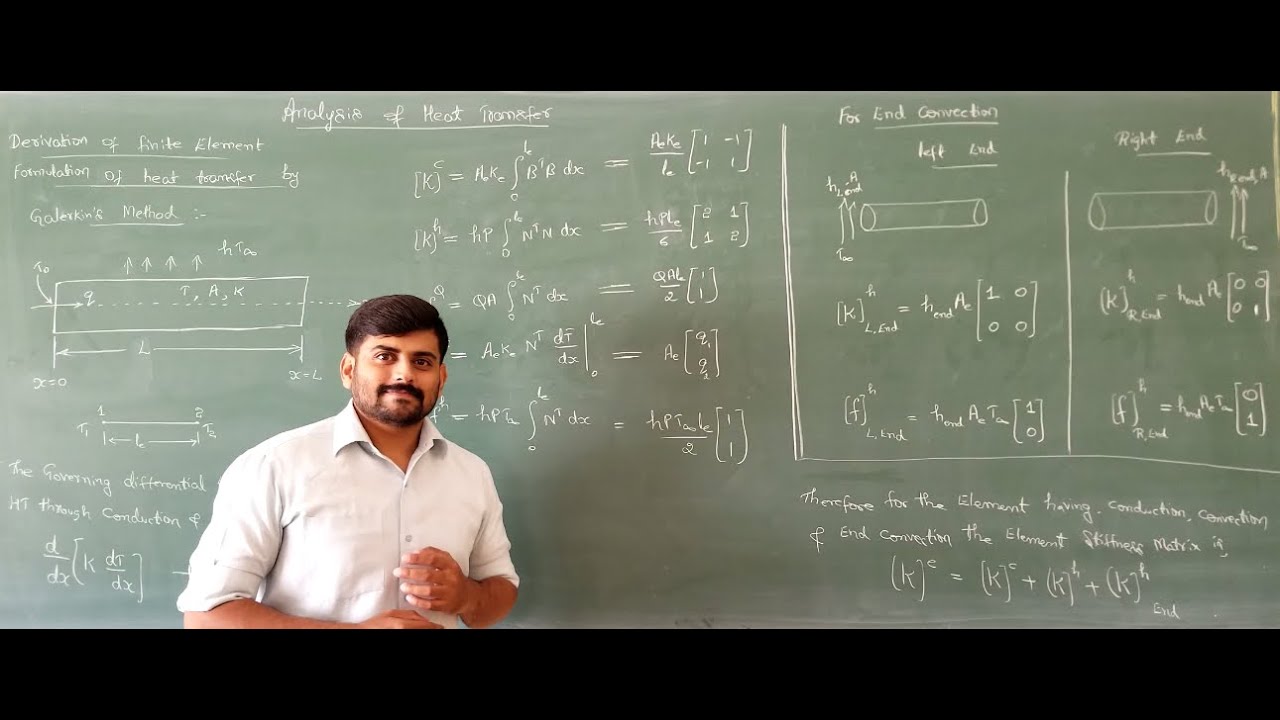 Lect 2- Boundary conditions in heat transfer, element stiffness matrices and load vectors-Mod 4- FEA