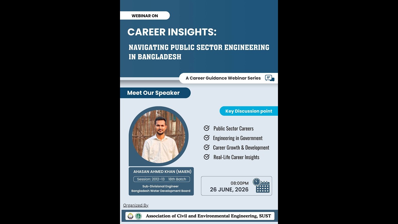 Career Insights #3 | Navigating the Public Sector(BCS Career) for Engineering Students in Bangladesh