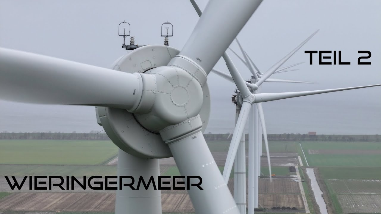 Windpark Wieringermeer Part2 | ENERCON E-138 EP3 & Vensys 126 | DJI Mavic 3 PRO | 4K/50FPS
