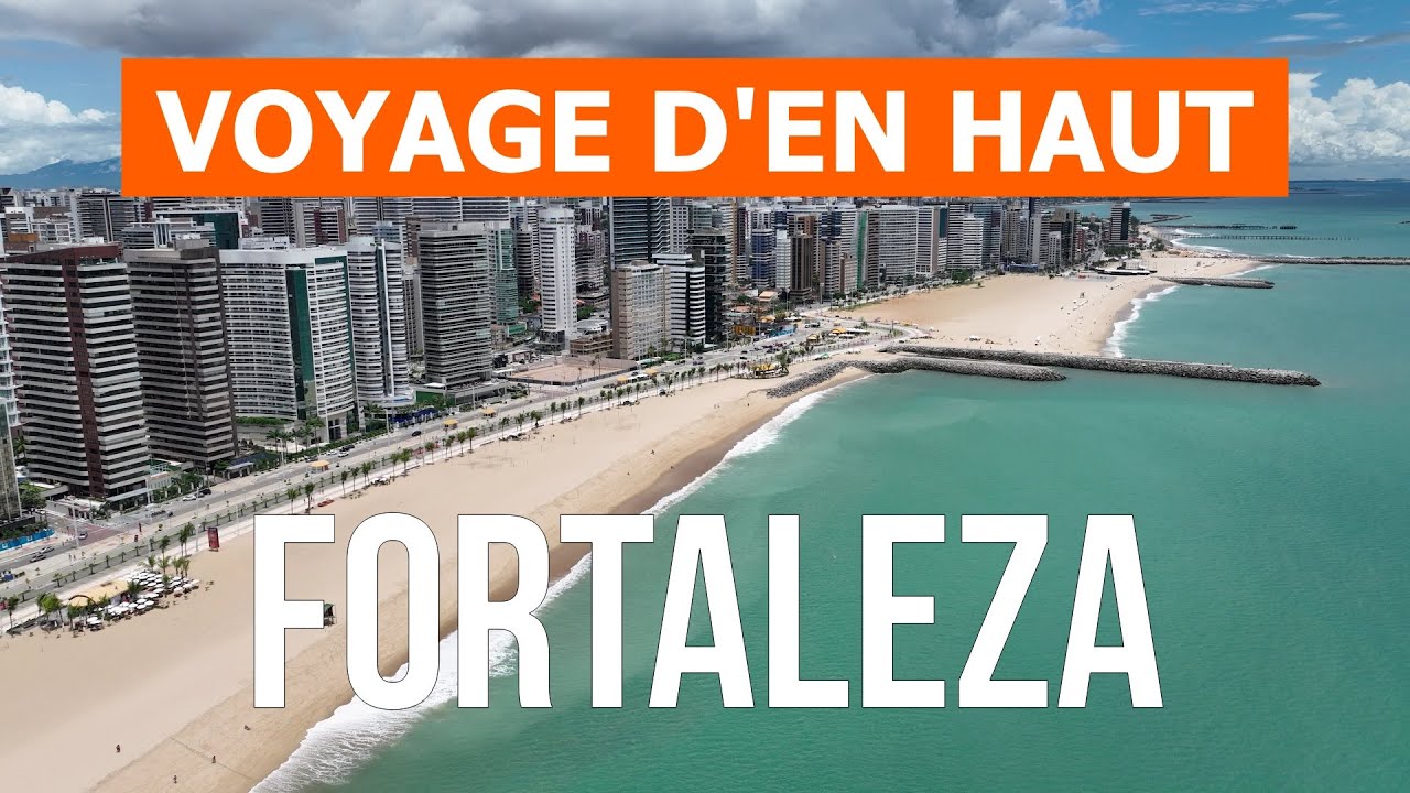 Fortaleza depuis un drone | Vidéo 4K | Brésil, Fortaleza d'en haut
