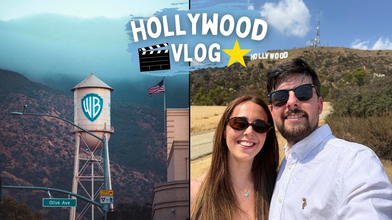 ГОЛЛИВУДСКИЙ ВЛОГ! 🌟Экскурсия по студии Warner Bros 🎬🎥 + Поход к знаку Голливуда 🌄