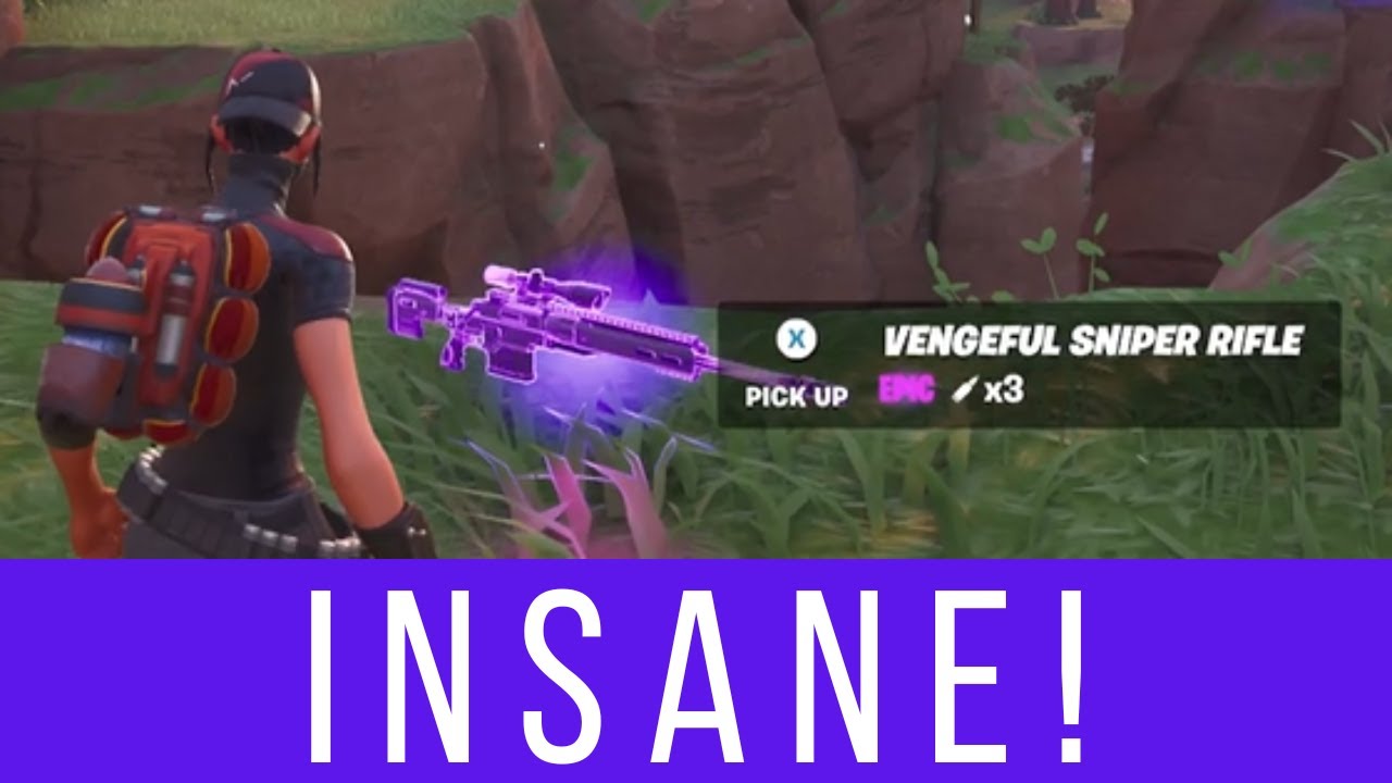 The VENGEFUL SNIPER is TOO GOOD in Fortnite Chapter 7