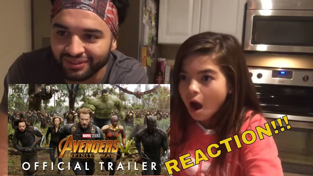 Gabby’s First Trailer Reaction!! To Avengers Infinity War!! Leehhgooo