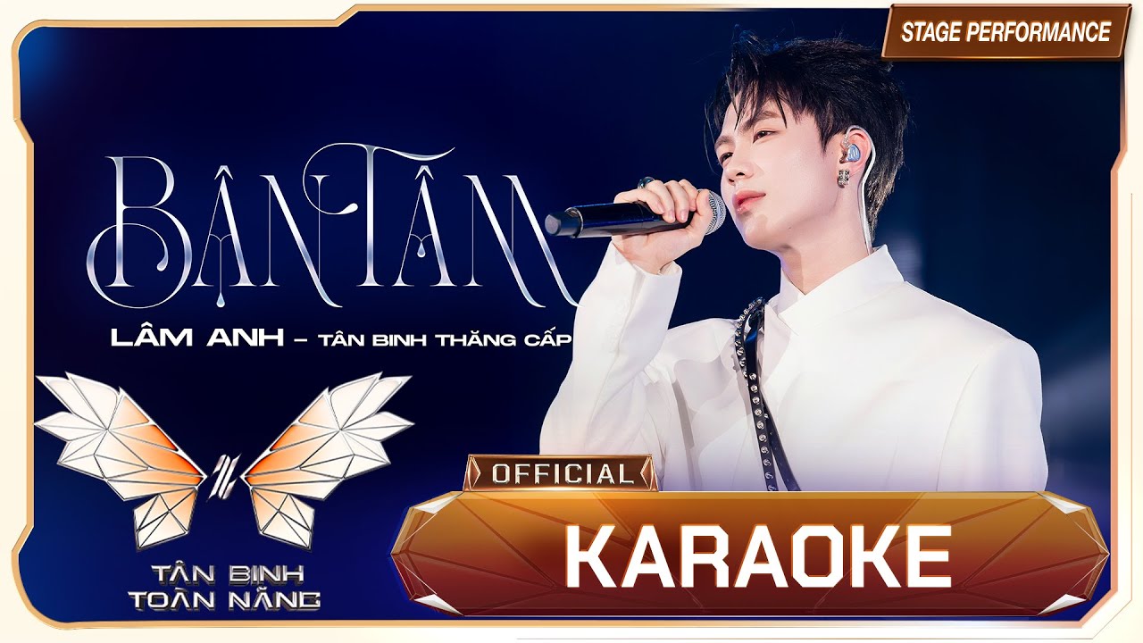 【KARAOKE】BẬN TÂM - LÂM ANH | TÂN BINH TOÀN NĂNG 2025