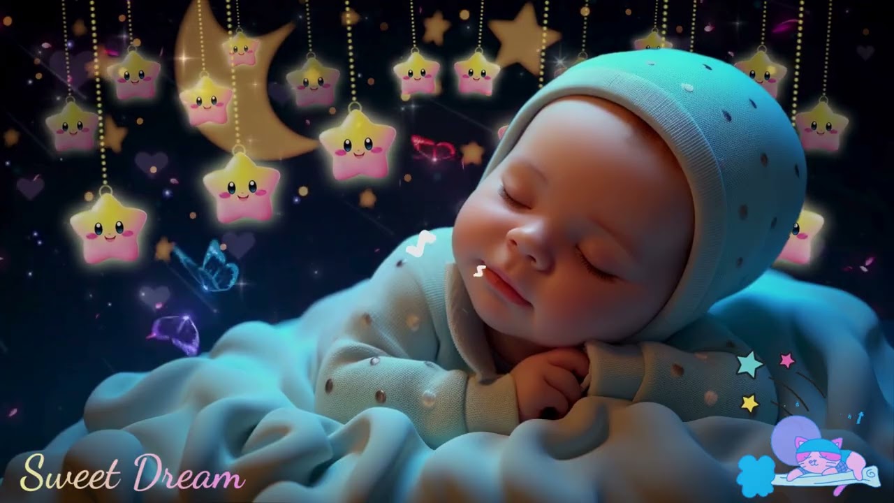 Instant Baby Sleep Music 🌙 Mozart Brahms Lullabies | Overcome Insomnia in Just 3 Minutes