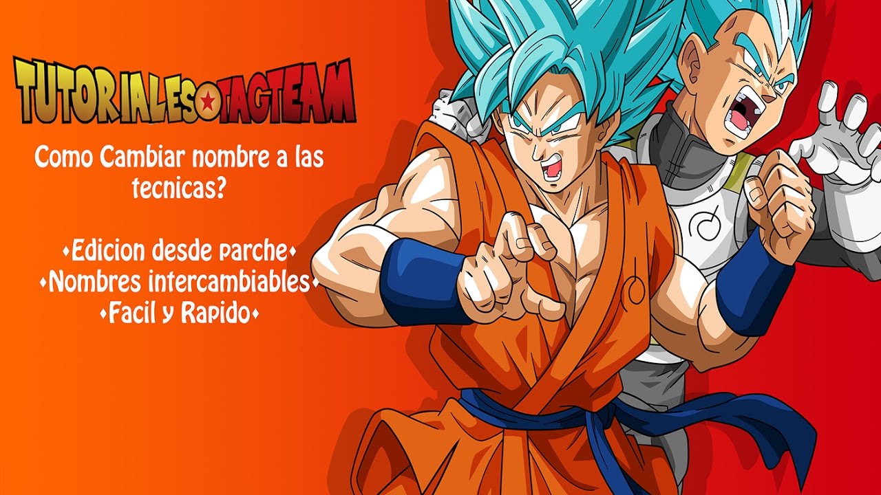 DBZ TTT Tutorial Nombres de Tecnicas desde parche