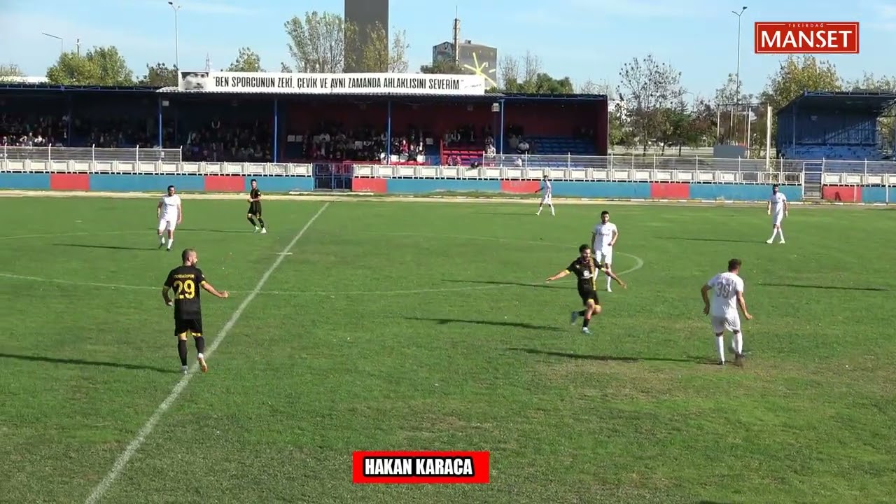 Çerkezköy 1911 Doğanspor Tekirdağspor Karşılaşması Özeti