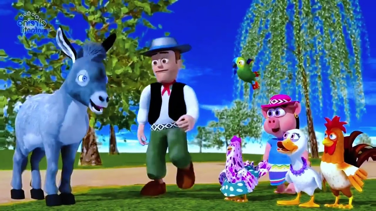 Canción🤣🦃del Toro🐂y El Pollito🐣Pio Baile🤣🎶La Vaca Lola🐄Remix🤣La Granja🐈de La Zenón🦆El Berto🐸Tractor🚜