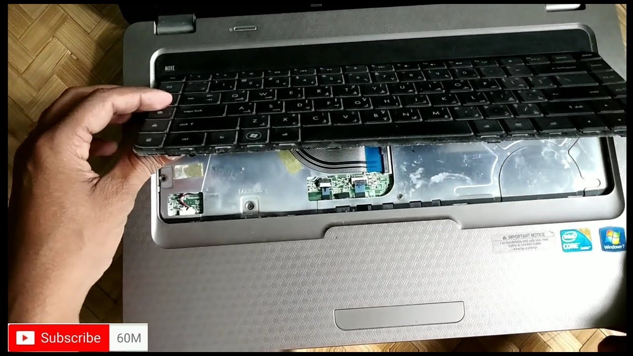 How to replace HP G62 LAPTOP Keyboard