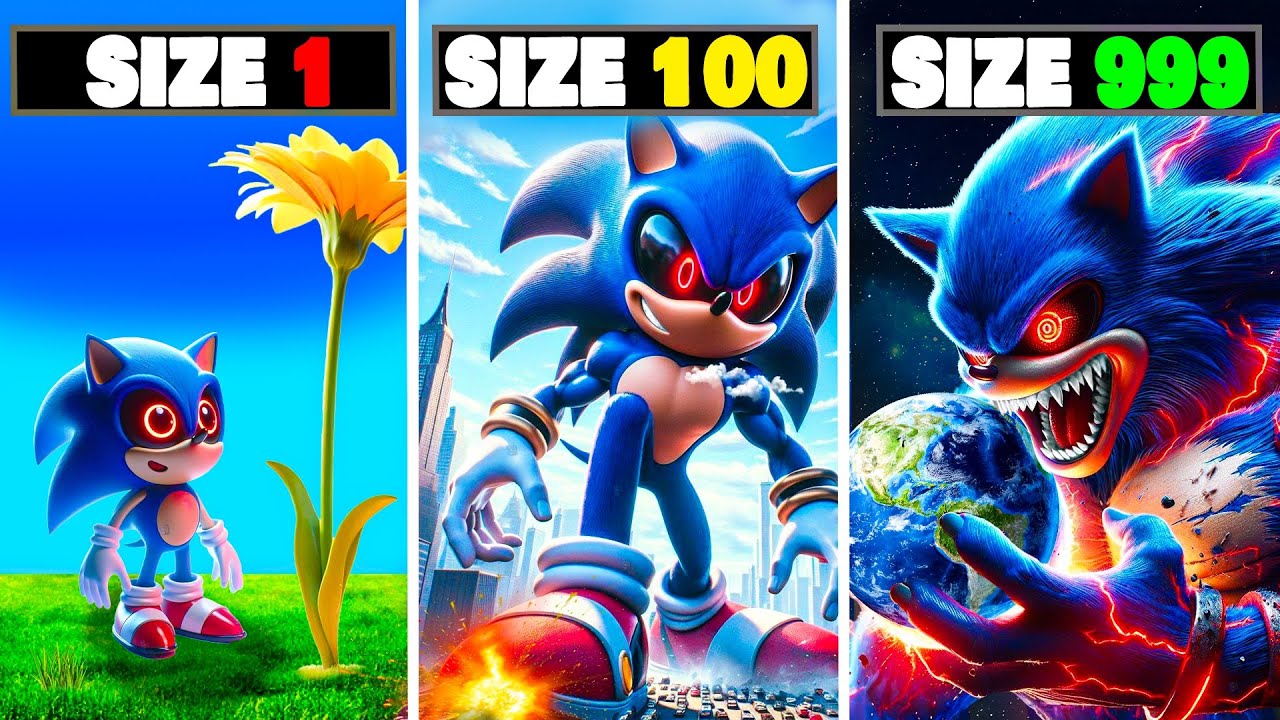 Upgrading SONIC.EXE to the BIGGEST EVER in GTA 5
