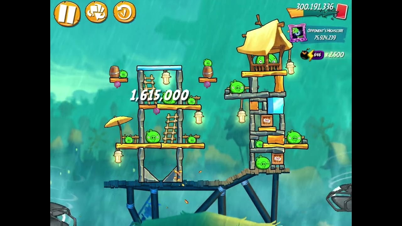 Rowdy Rumble 2nd Round, 2nd Try - No Red,Blues,Chuck,Matilda - Angry Birds 2 