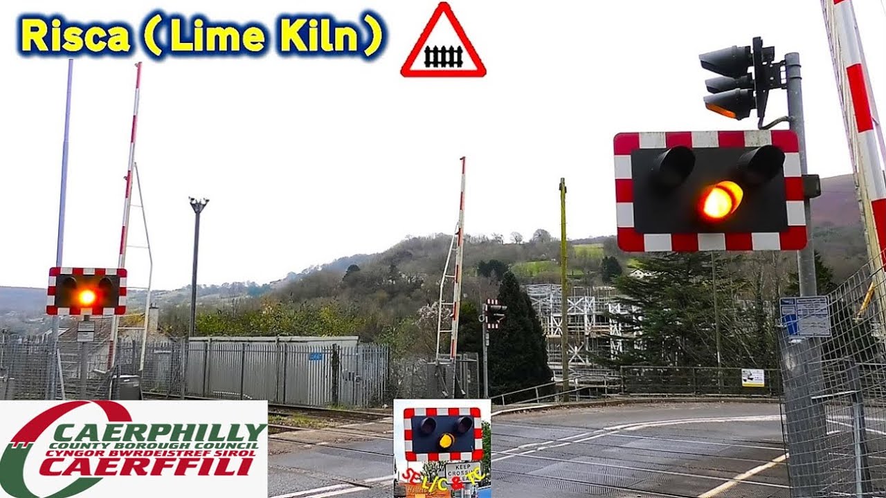 Risca (Lime Kiln) Level Crossing, Caerphilly County Borough