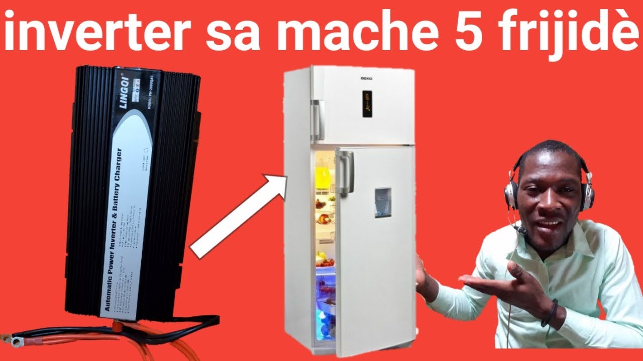INVERTER SA A KA MACHE 5 FRIGIDER VRE?😇 PM-2000QAC/ PRESENTATION INVERTER LINGQI 2000W