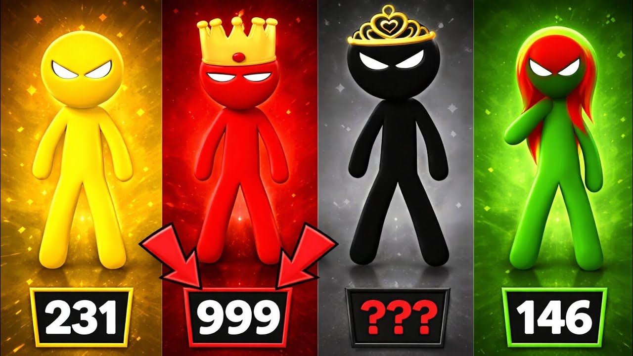 999 POWER?! Stickman Party Went CRAZY 😱🔥