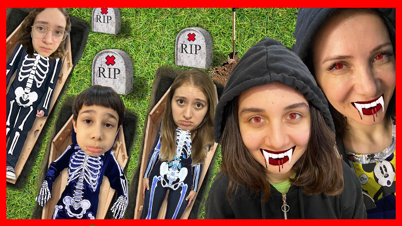 VAMPİR KÖYLÜ CHALLENGE! EFSANE CEZALI VAMPİR KÖYLÜ OYNADIK