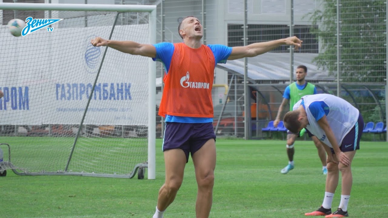 «Зенит-ТВ»: тренировка перед выездной игрой с ЦСКА