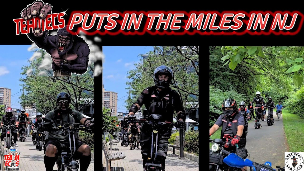 TEAM ECS PUTS IN THE MILES IN NJ