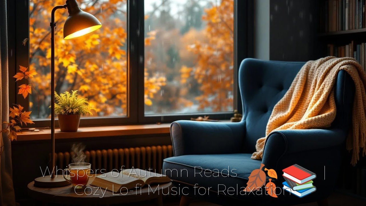 Whispers of Autumn Reads 🍂📚 | Cozy Lo-fi Music for Relaxation