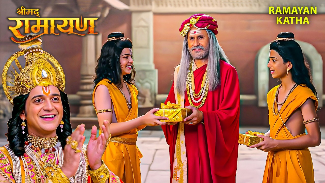 लव-कुश ने जीती राजप्रतियोगिता, महाराज जनक ने दिए अमूल्य उपहार | Shrimad Ramayan | #sitaram #ramayan