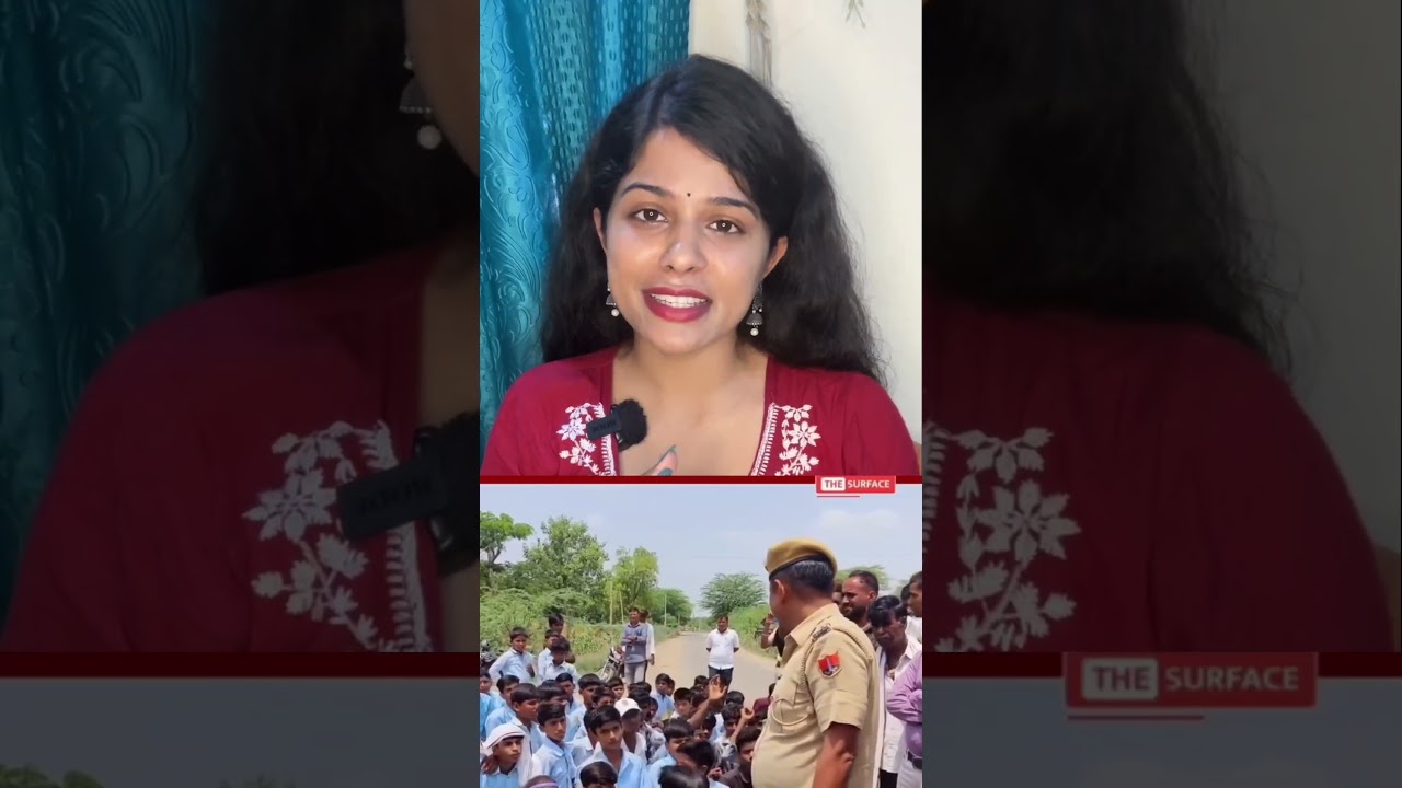Gen Alpha protesting for better school facilities in rural India #viralvideo #news