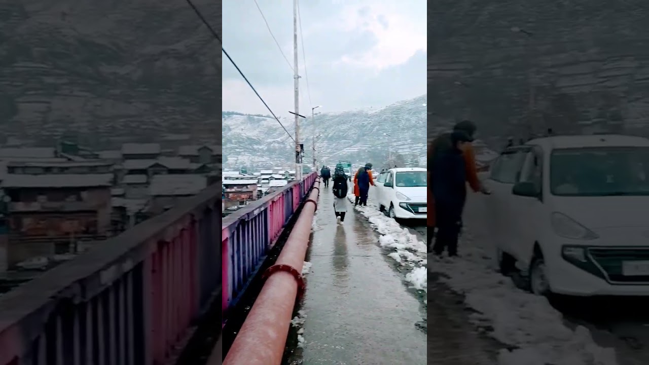 Beautiful Jhelum river view l Baramulla town l Kashmir valley#kashmir #scenery#shorts #viral