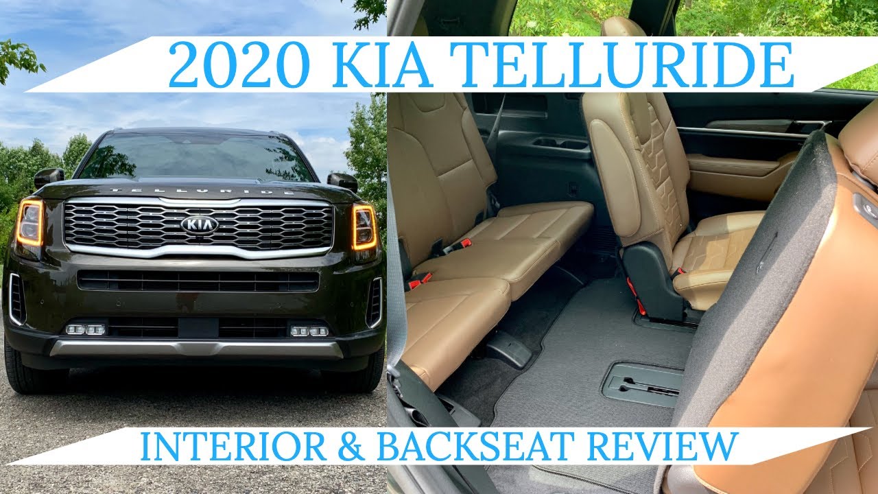 2020 Kia Telluride Interior, 2nd & 3rd Row Review