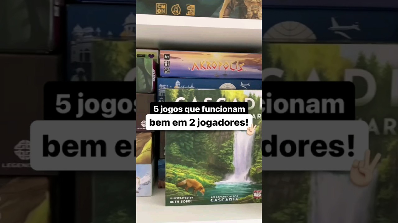 5 jogos de tabuleiro que funcionam bem em dois jogadores! ✌🏻 #jogosdetabuleiro #boardgames #jogos