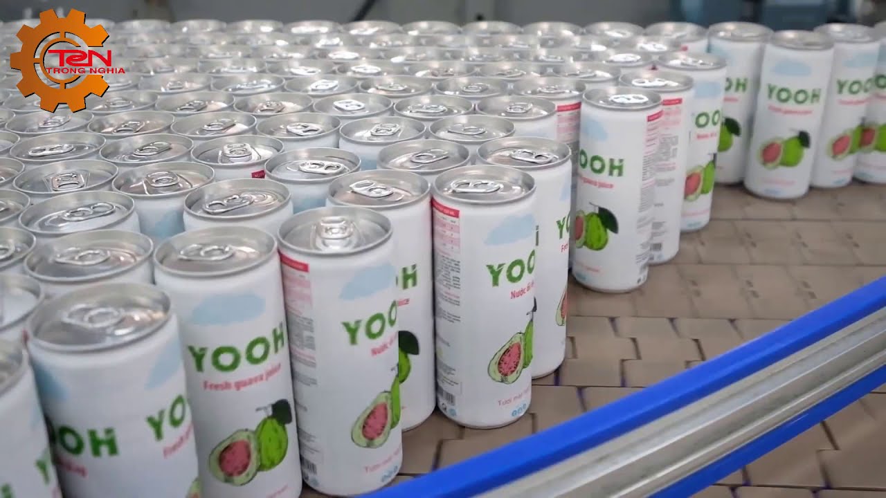 Nhà máy sản xuất nước giải khát đóng chai lon của Econuti