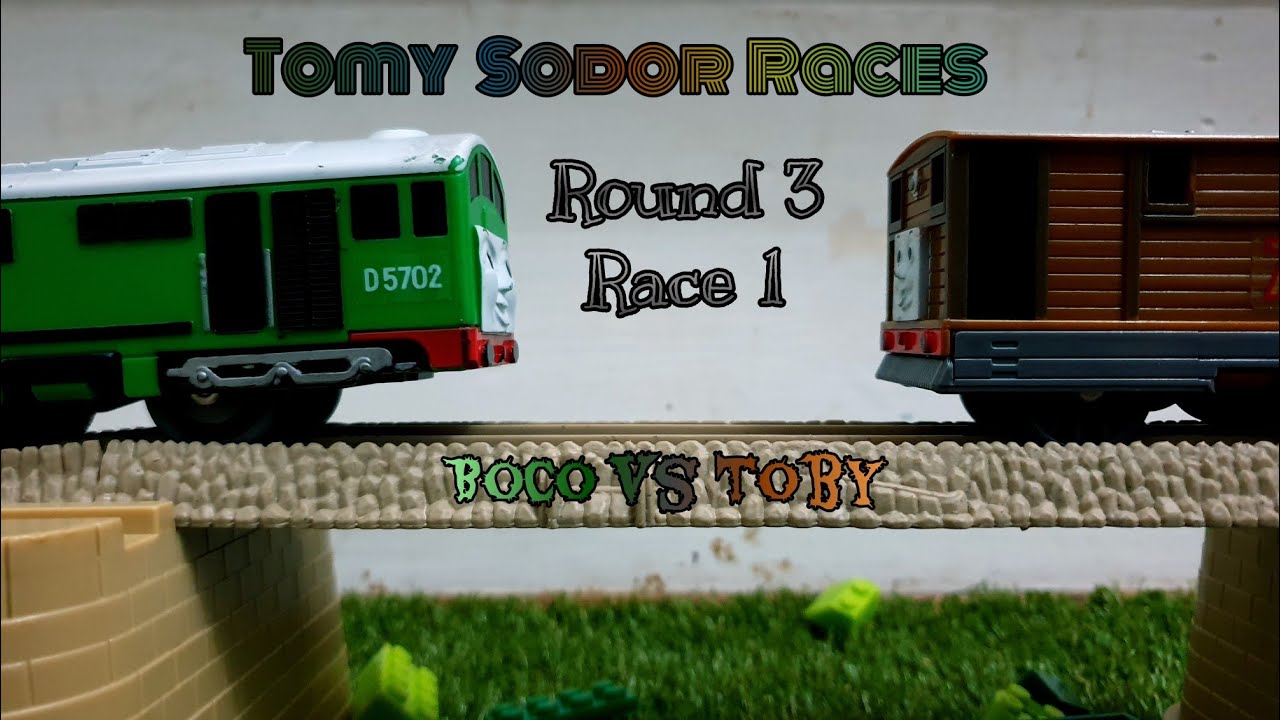 Tomy Sodor Races Round 3 Race 1: BoCo vs Toby