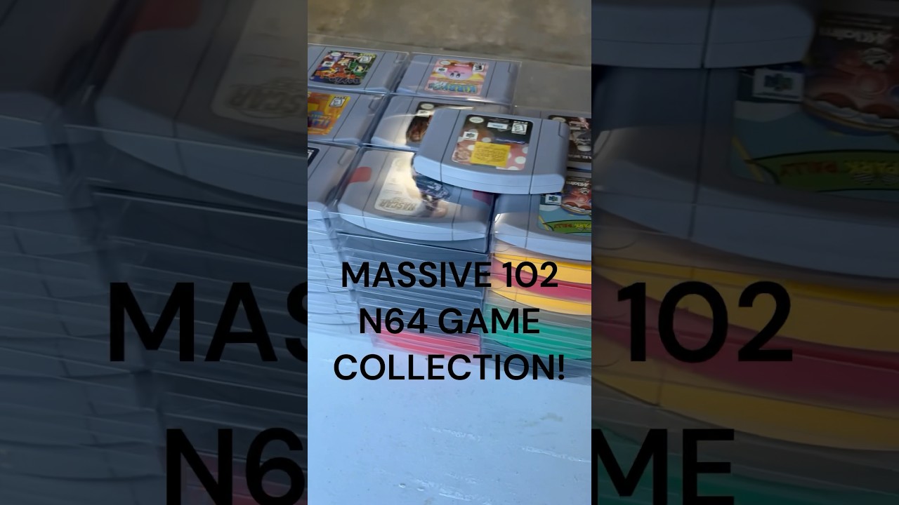 We bought a collection of 102 Nintendo 64 games! #ebay #retro #gaming #videogames
