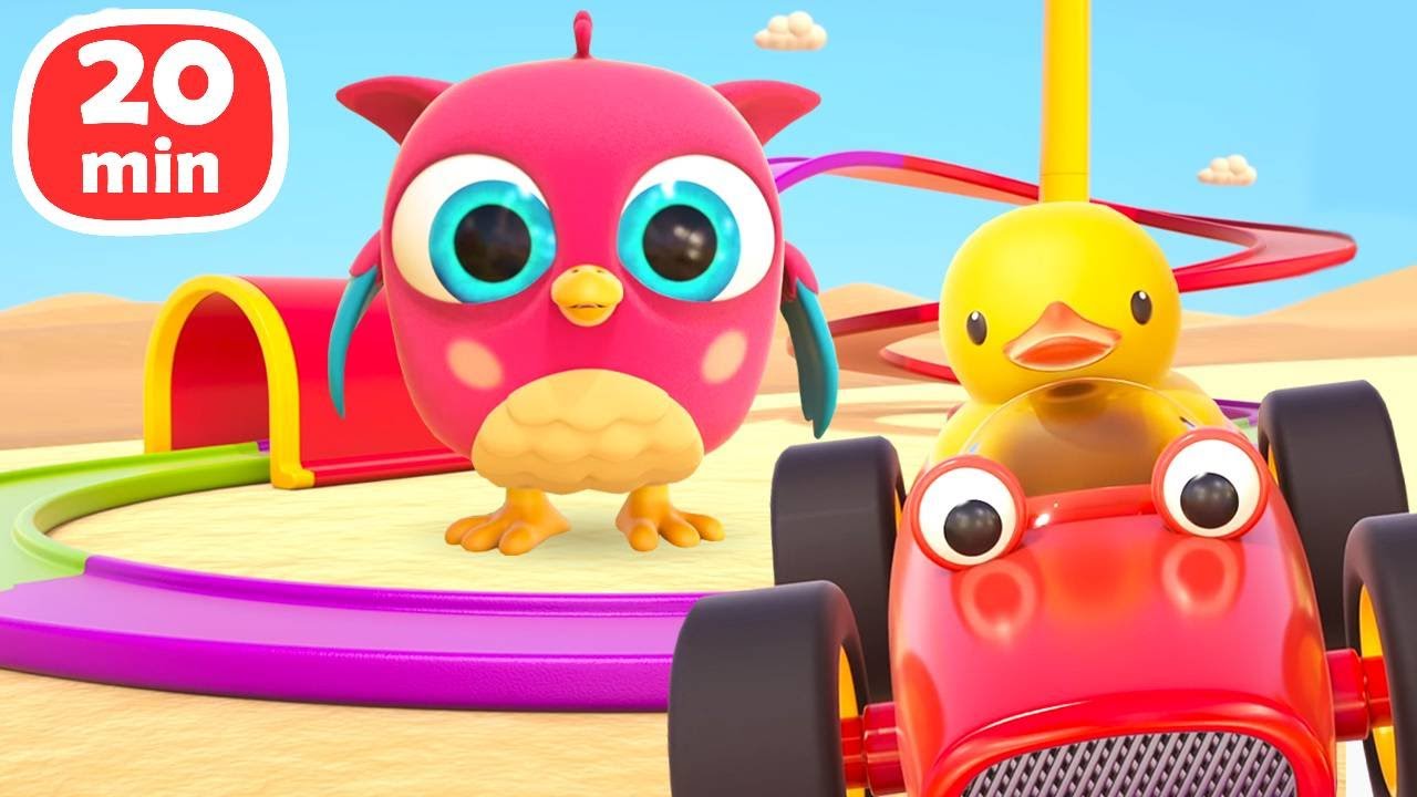 HopHop die Eule Kompilation. HopHop und seine Spielzeugautos. Cartoon f&uuml;r Kinder
