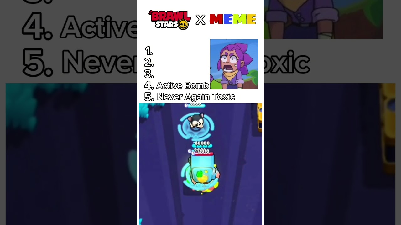 Конец😭 Топ-5 мемов в Brawl Stars 