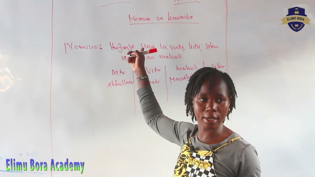 Nomino za Kawaida | Somo la Kiswahili Darasa la 5 – Madam Harriet