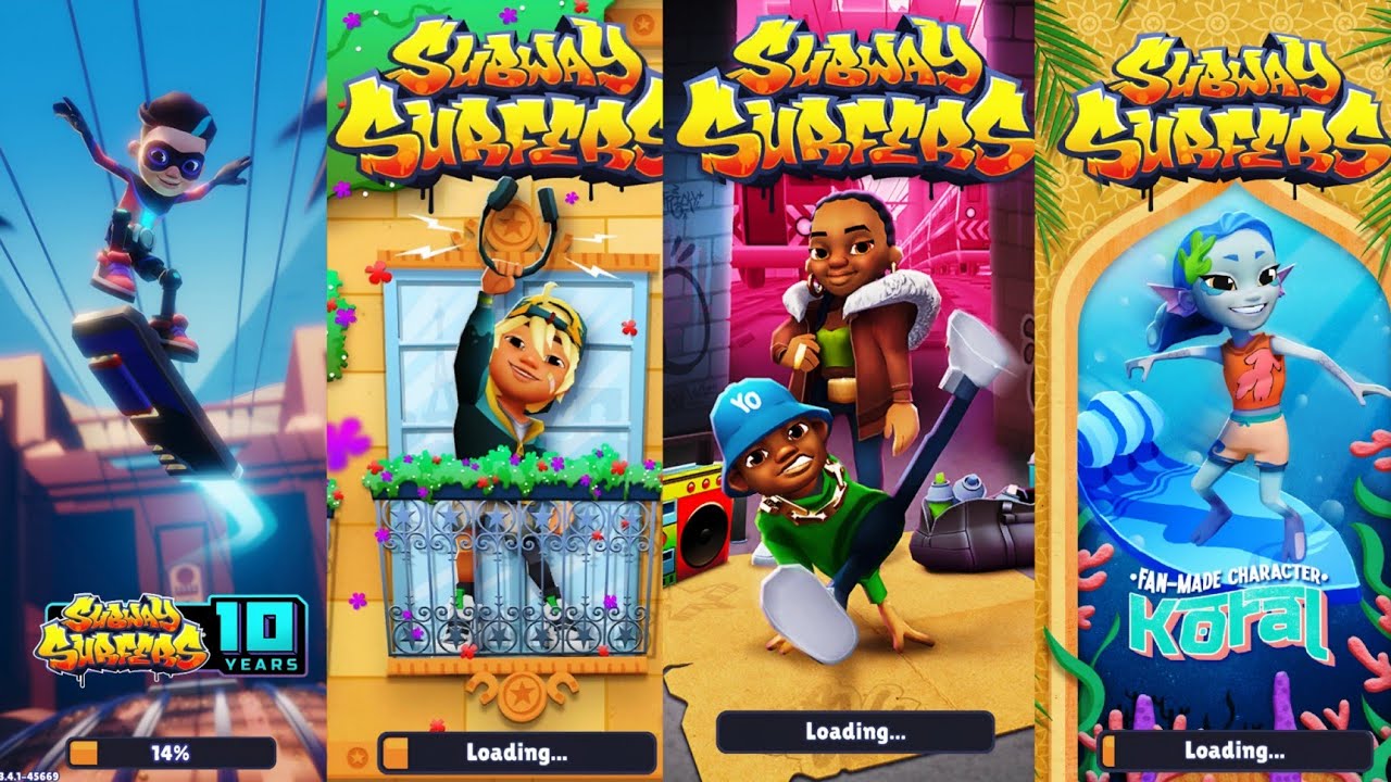 Subway Surfers : Cairo 2022 vs Paris 2021 vs New York 2021 vs Mumbai 2021