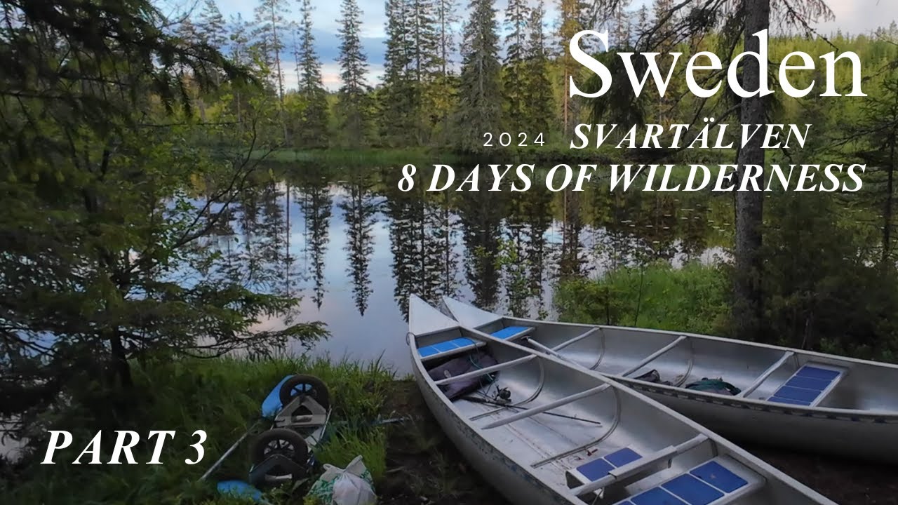 Svartälven 8 Days Canoeing Trip Sweden 2024 Part 3