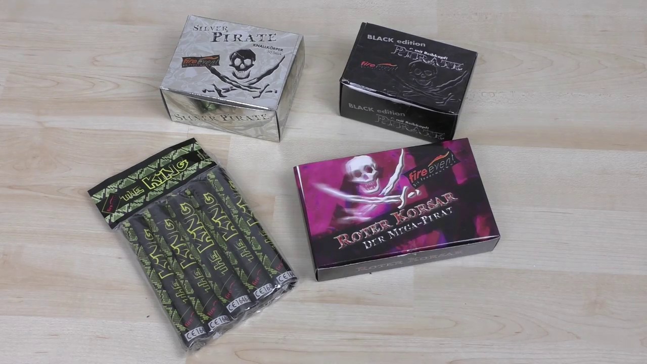 ALLE Fireevent Böller im Test | Silver/Black Pirate/Roter Korsar/The King | Go4Pyro