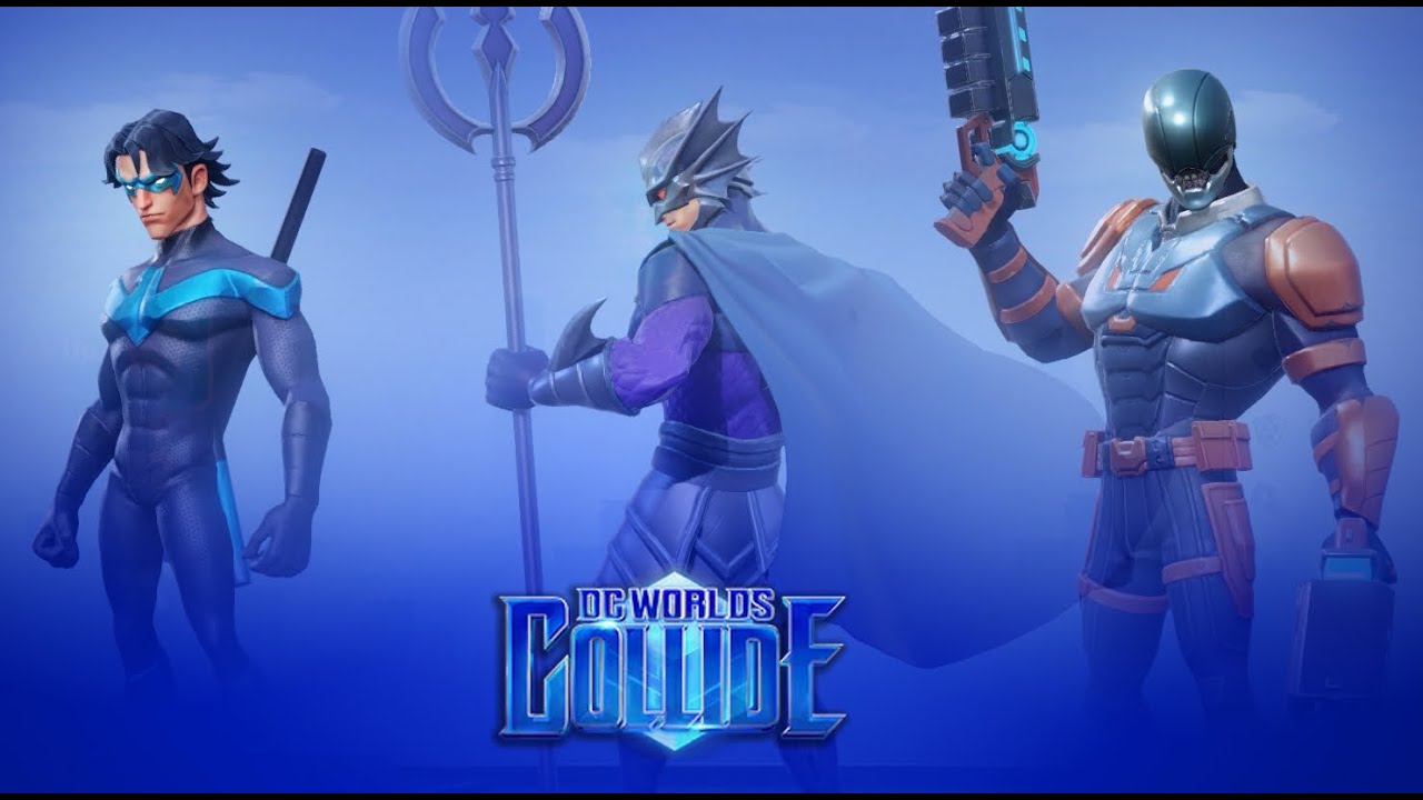 DC Worlds Collide - Трио - Oceanmaster, Nightwing и Bloodsport - НЕВЕРОЯТНЫЙ БЛОК-ЮНИТ!