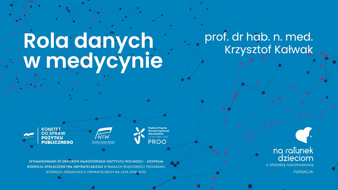 Dane, które ratują życie - rozmowa z prof. dr. hab. n. med. Krzysztof Kałwak