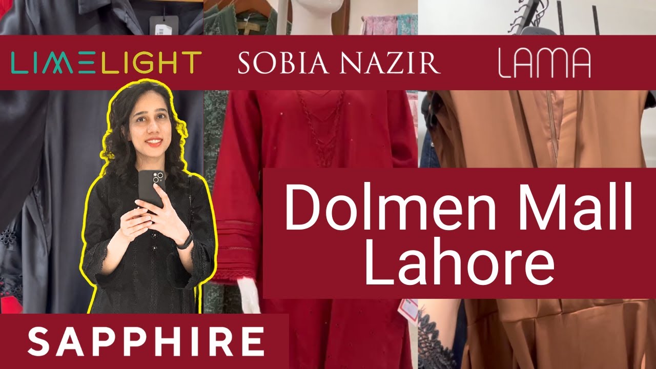 Got trousers from Sapphire and a suit from Sobia Nazir | Dolmen Mall Lahore